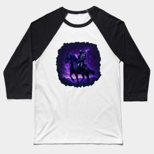 "Warrior of the Night: A Magical Warrior Embracing Splendor" Baseball T-Shirt